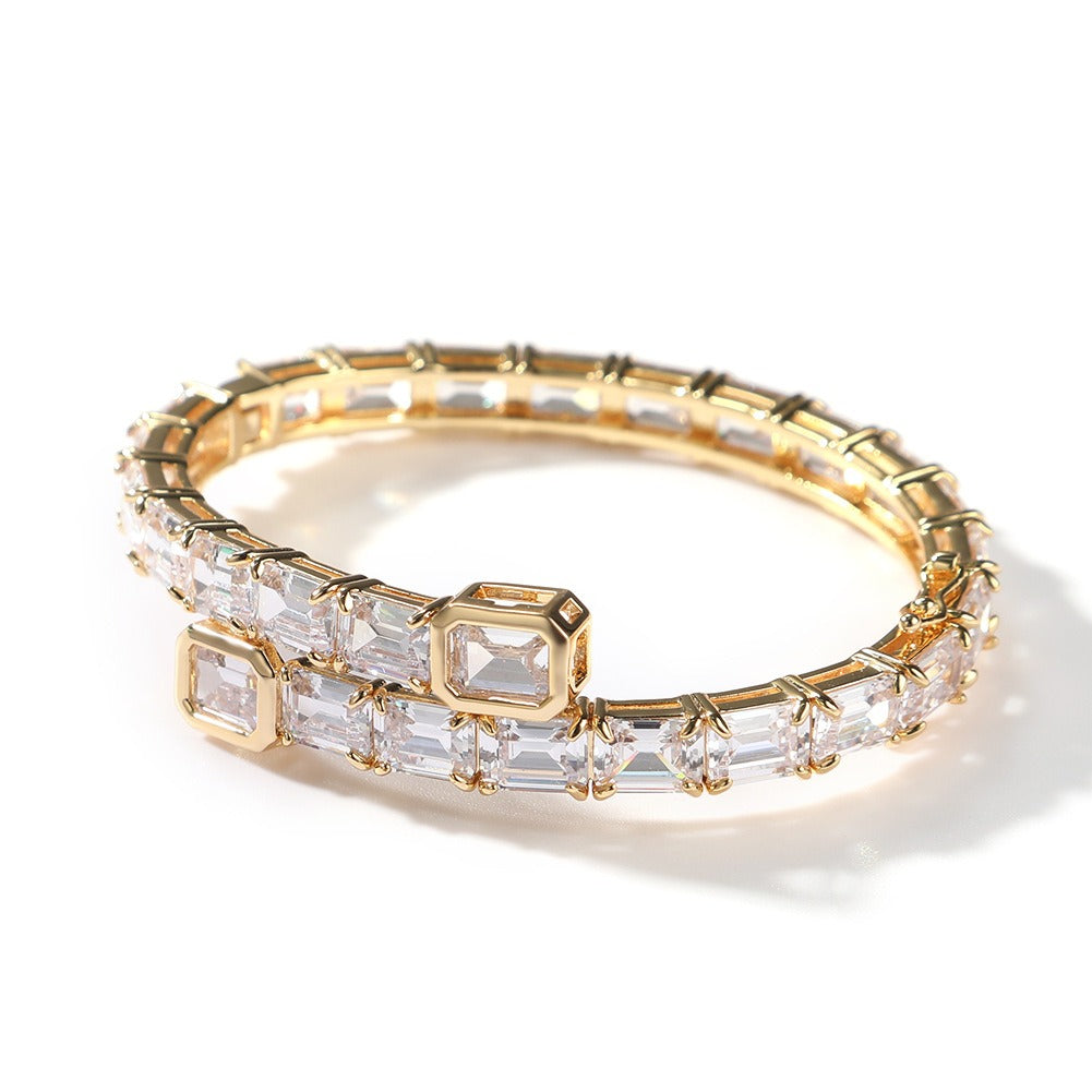 Baguette Bangle Bracelet