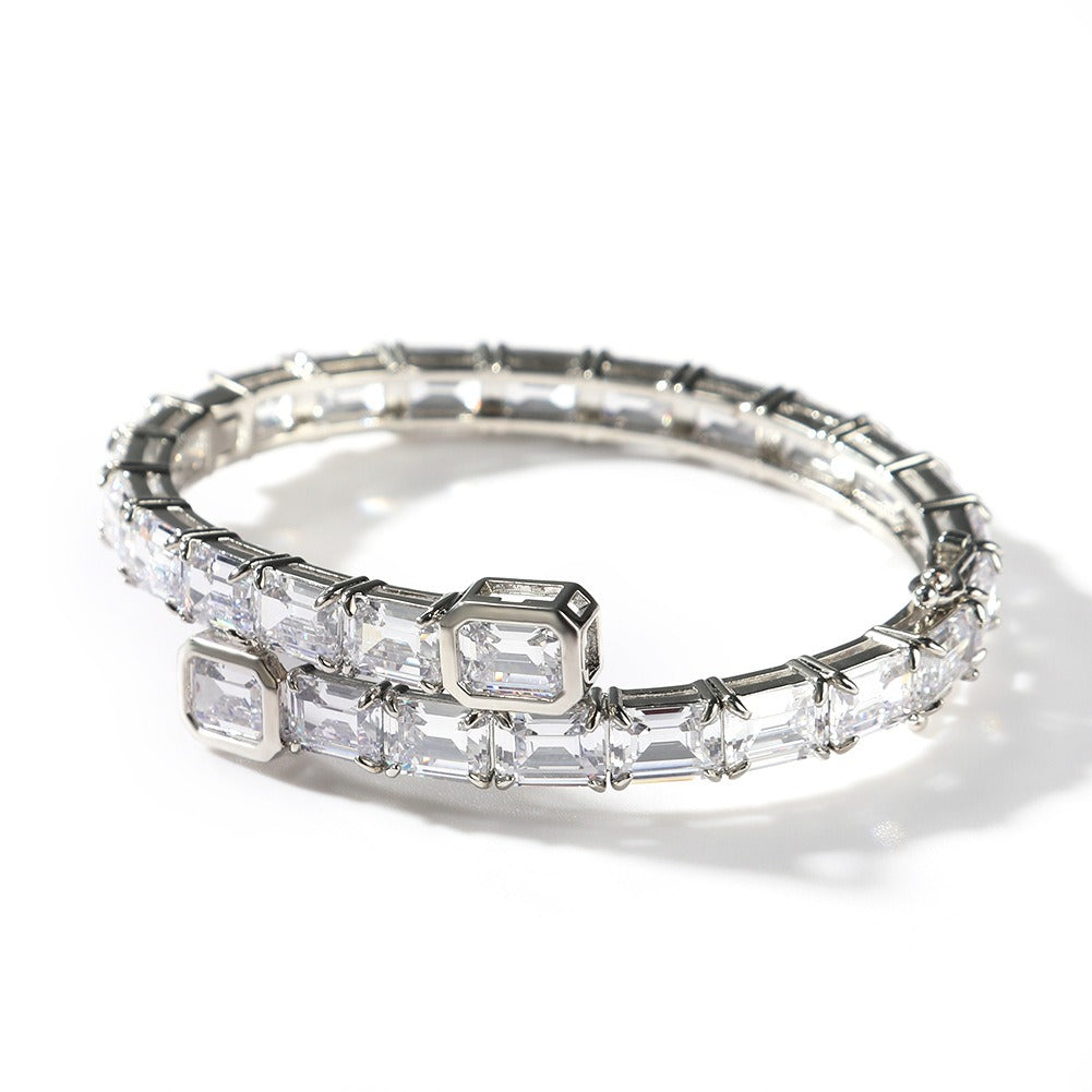 Baguette Bangle Bracelet