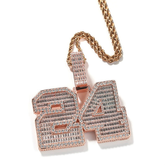 Baguette Name Pendant