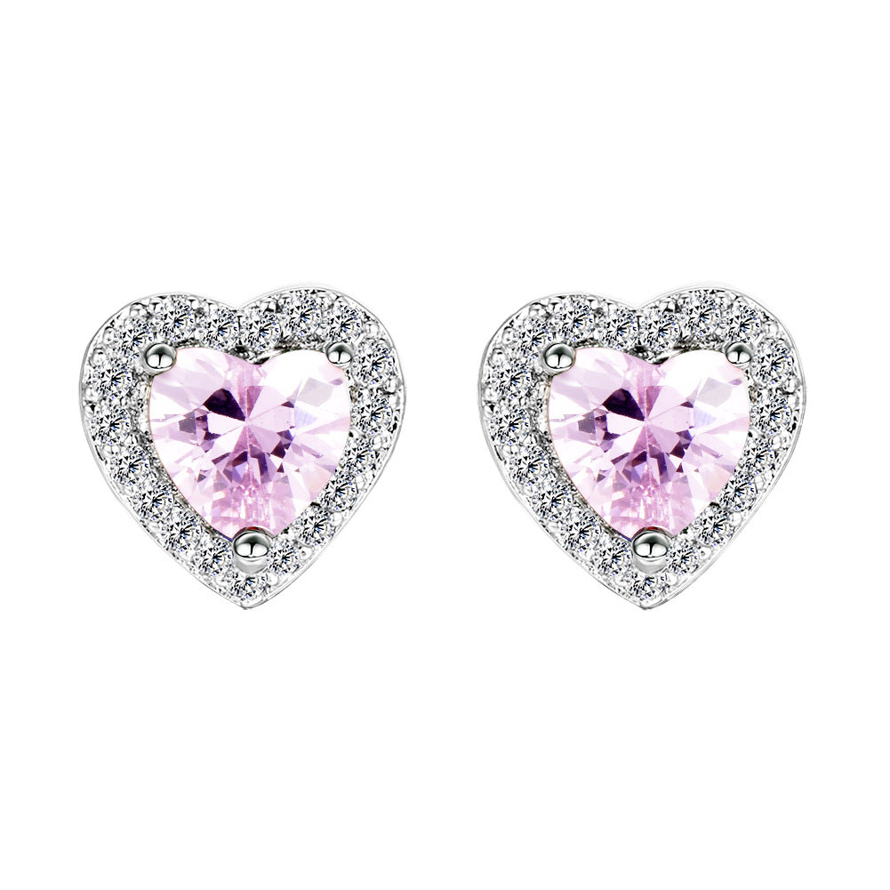 Heart Stud Earrings