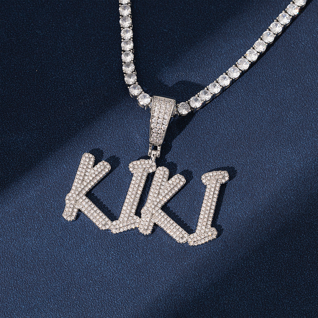 So Icy Cursive Name Necklace
